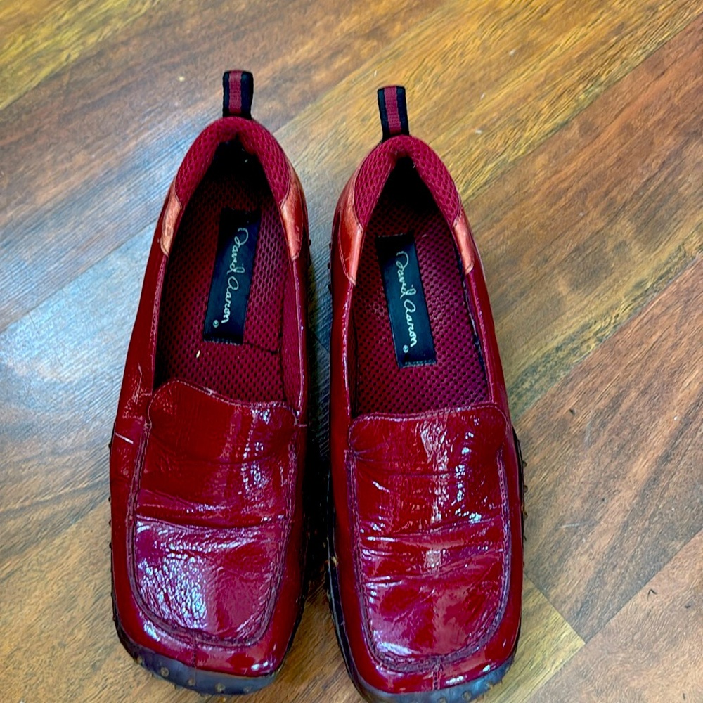 David Aaron Patented Leather Loafer (Vintage Nordstroms) 7B